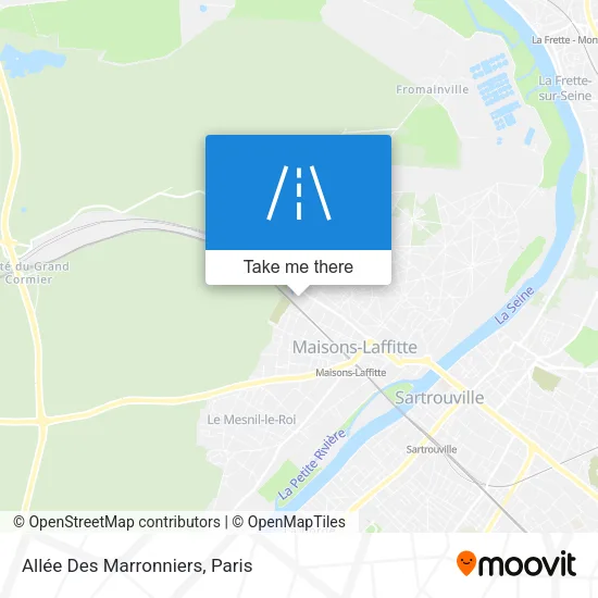 Allée Des Marronniers map