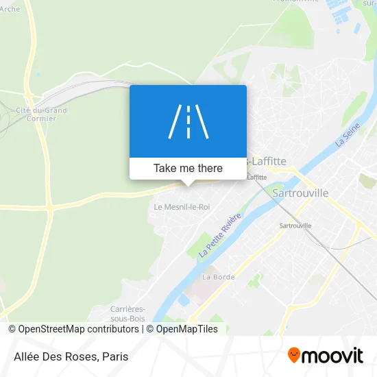 Allée Des Roses map