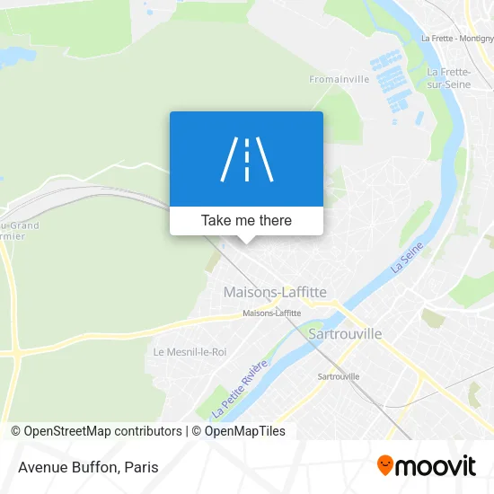 Avenue Buffon map