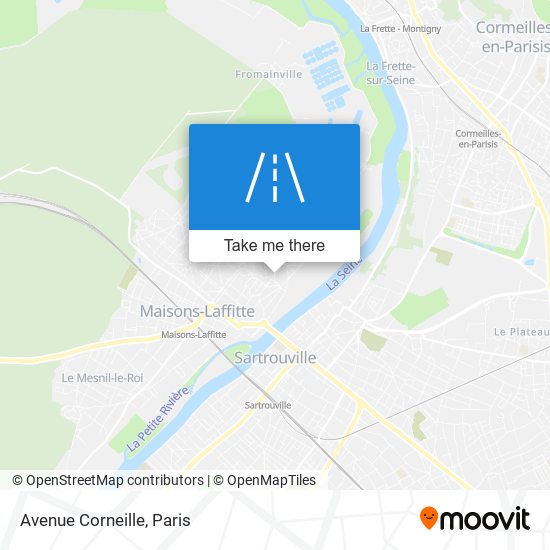 Avenue Corneille map