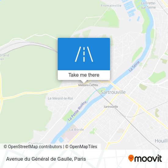 Avenue du Général de Gaulle map