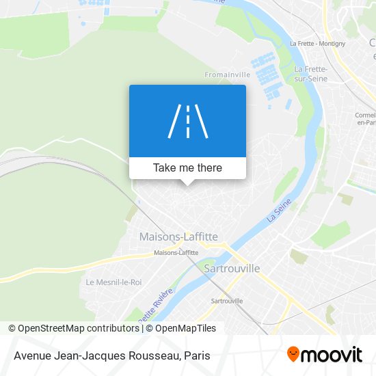 Avenue Jean-Jacques Rousseau map