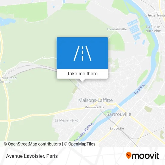 Avenue Lavoisier map