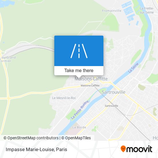 Mapa Impasse Marie-Louise