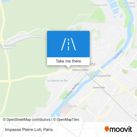 Impasse Pierre Loti map