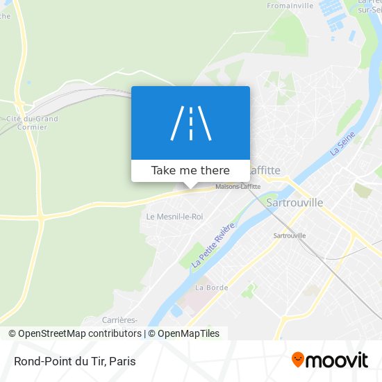 Mapa Rond-Point du Tir