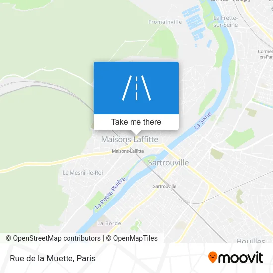Rue de la Muette map