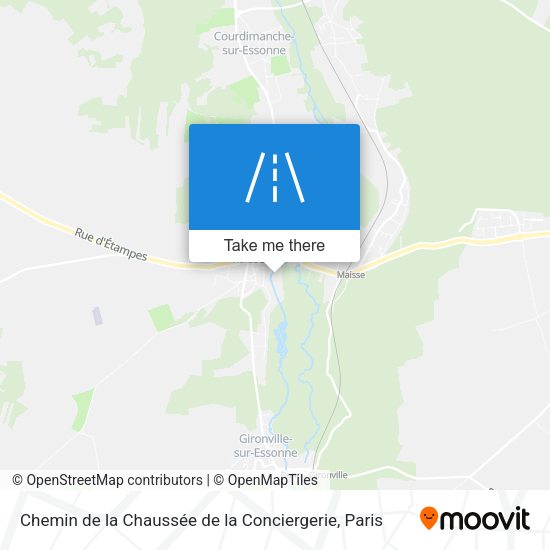 Chemin de la Chaussée de la Conciergerie map