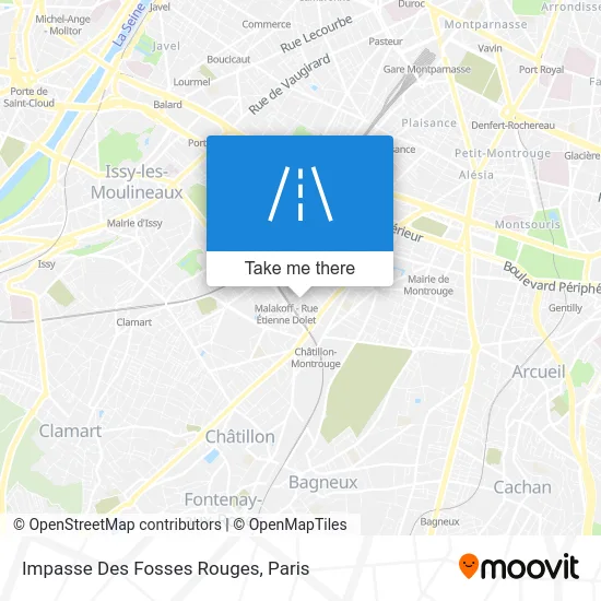 Impasse Des Fosses Rouges map