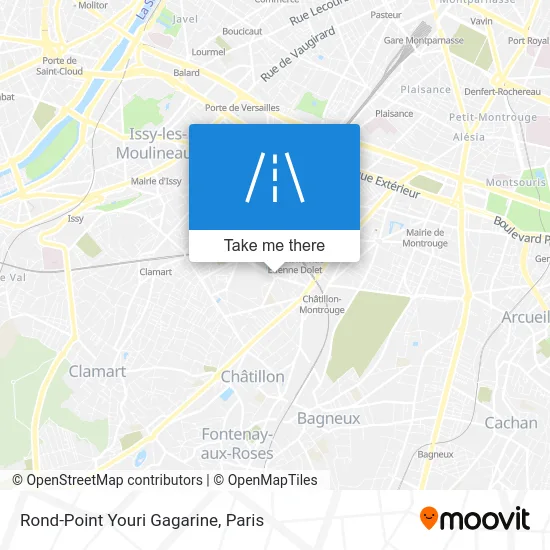 Rond-Point Youri Gagarine map