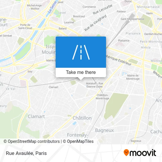 Rue Avaulée map