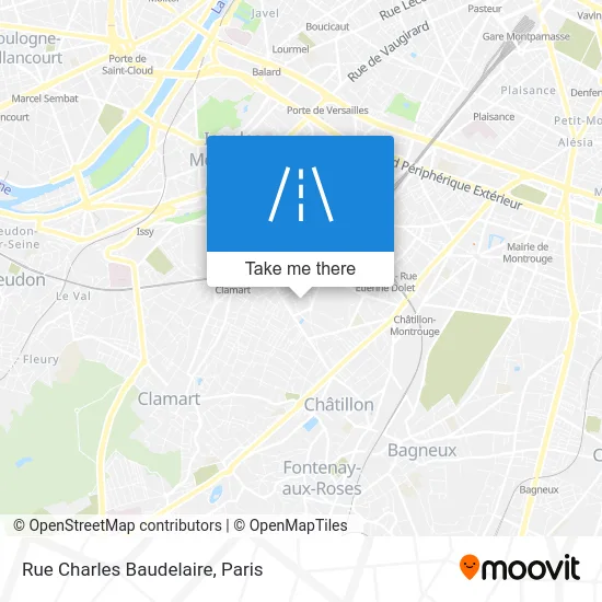 Rue Charles Baudelaire map