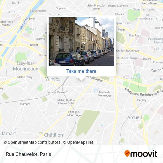 Rue Chauvelot map