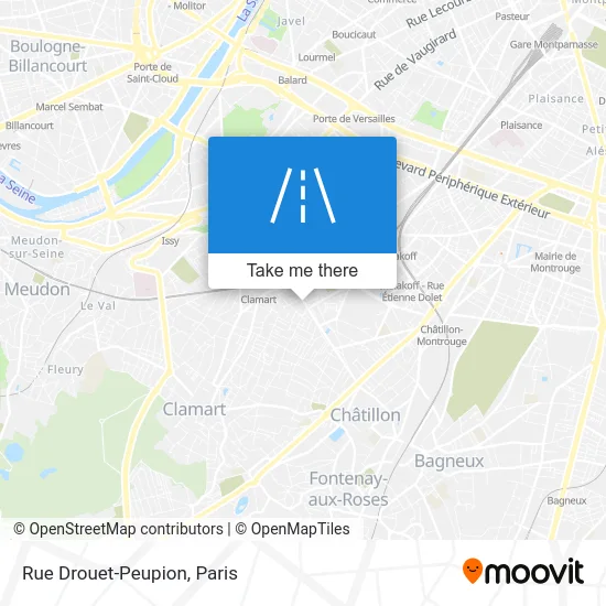 Rue Drouet-Peupion map
