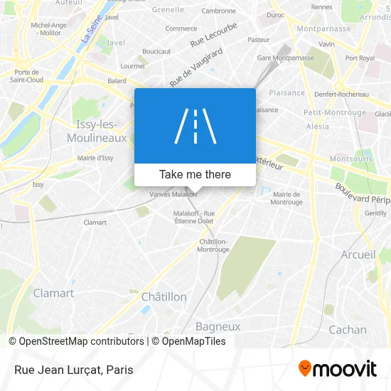 Rue Jean Lurçat map
