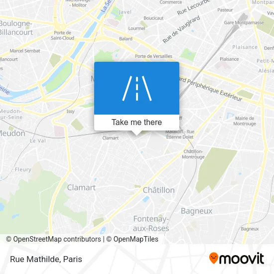 Rue Mathilde map