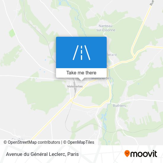 Avenue du Général Leclerc map