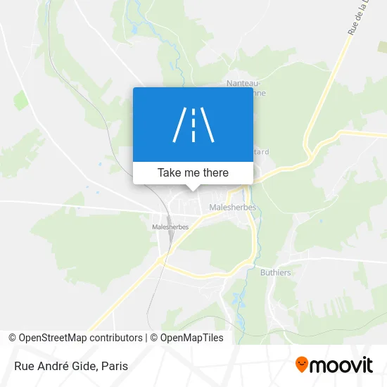 Rue André Gide map