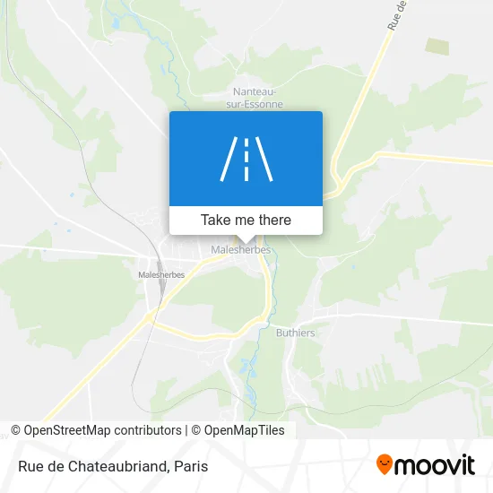 Rue de Chateaubriand map