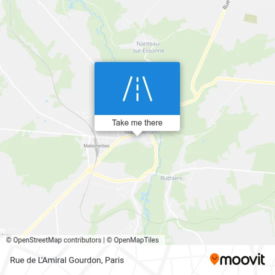 Rue de L'Amiral Gourdon map