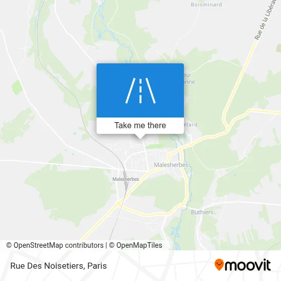 Rue Des Noisetiers map