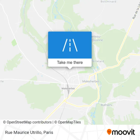 Rue Maurice Utrillo map