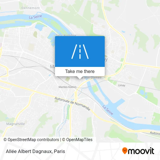 Mapa Allée Albert Dagnaux