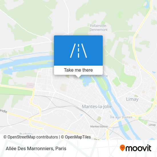 Allée Des Marronniers map