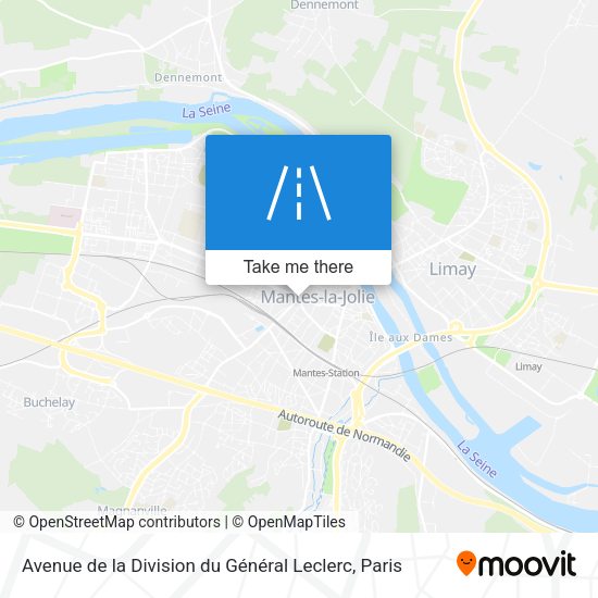 Avenue de la Division du Général Leclerc map