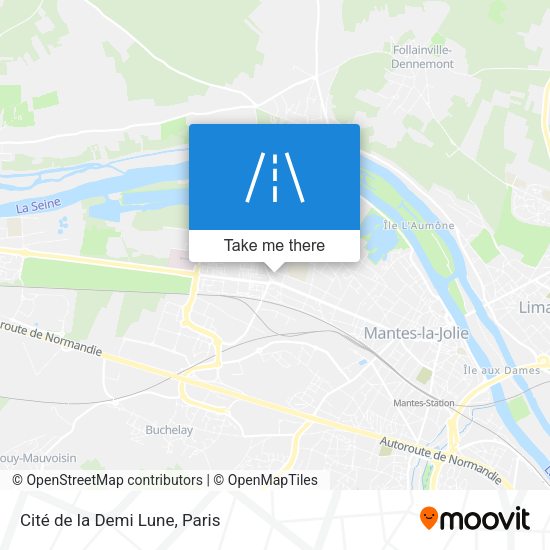 Cité de la Demi Lune map