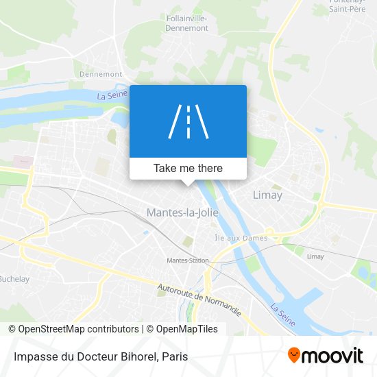 Impasse du Docteur Bihorel map