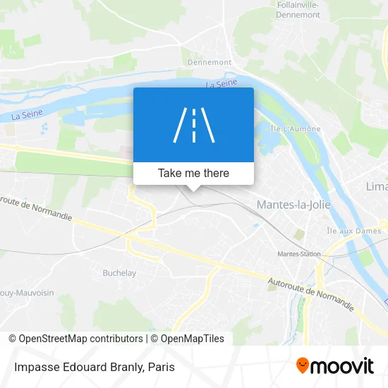 Impasse Edouard Branly map