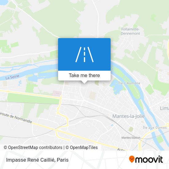 Impasse René Caillié map