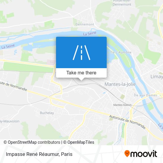 Impasse René Réaumur map