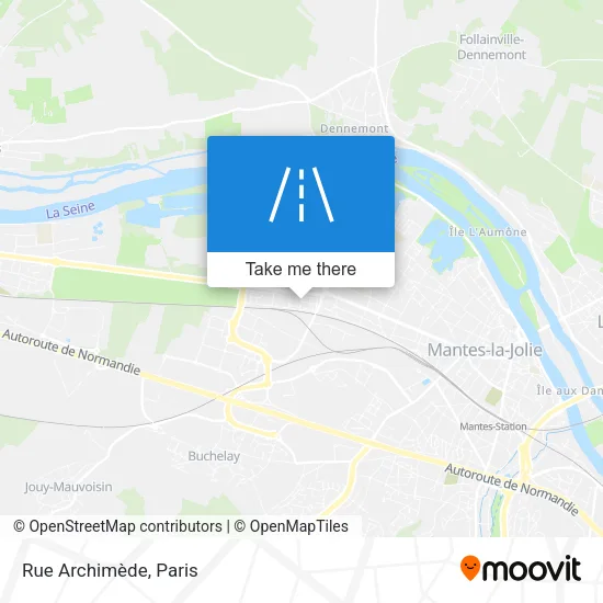 Rue Archimède map