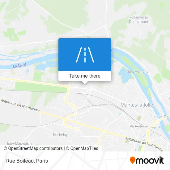 Rue Boileau map
