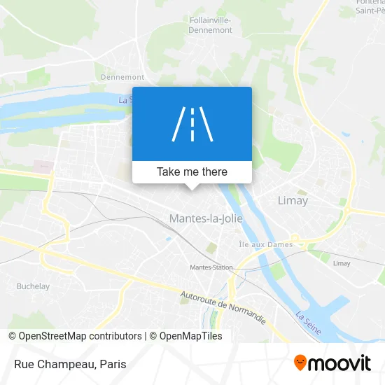 Rue Champeau map