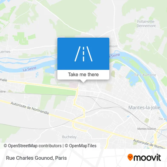 Rue Charles Gounod map