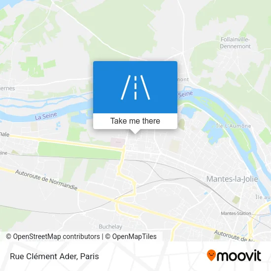 Mapa Rue Clément Ader