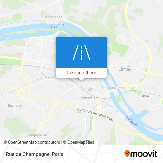 Rue de Champagne map