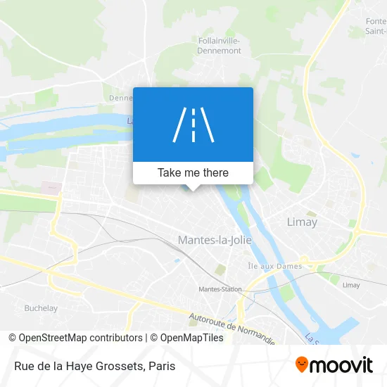 Rue de la Haye Grossets map