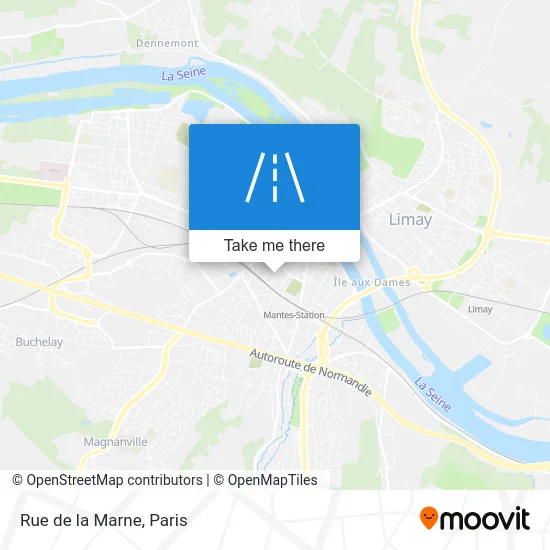 Rue de la Marne map