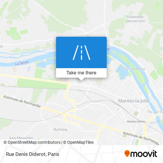 Mapa Rue Denis Diderot