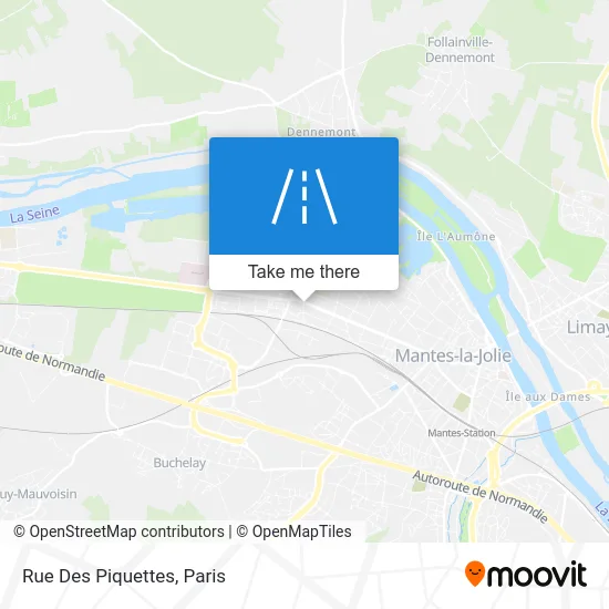 Rue Des Piquettes map