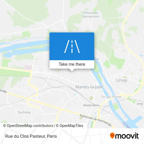 Rue du Clos Pasteur map