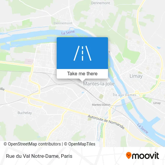 Rue du Val Notre-Dame map