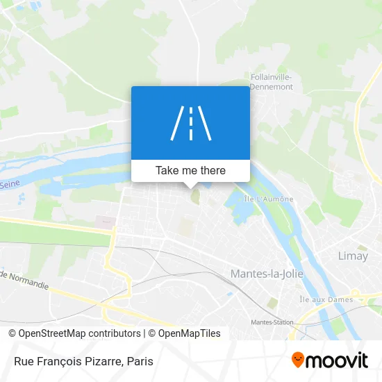 Rue François Pizarre map