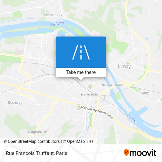 Rue François Truffaut map
