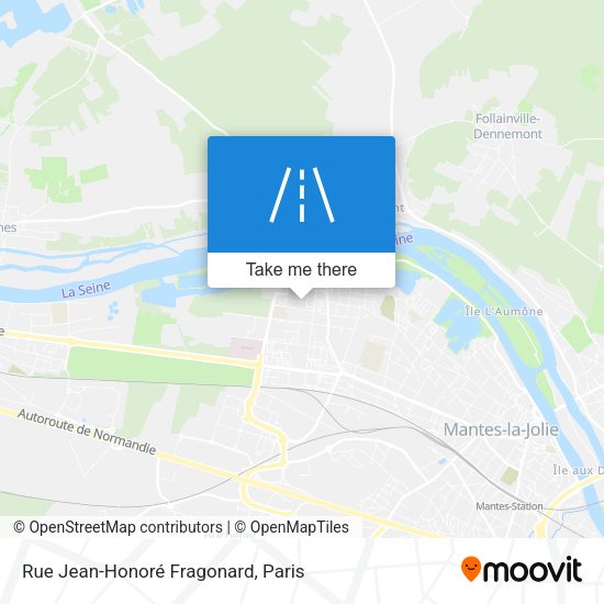 Rue Jean-Honoré Fragonard map