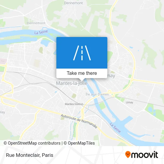Rue Monteclair map